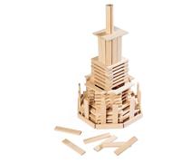Eichhorn Barril con 200 Bloques de Construcción de Madera FSC, +2