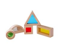 Eichhorn- Bloques de construcción, Color Azul, Rojo, Amarillo, Verde (100006001)