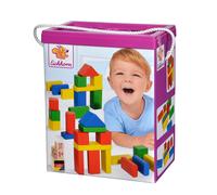 Eichhorn – Cubo con 50 bloques de madera de colores (100050161)