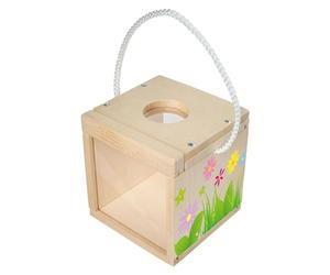Eichhorn - Caja de observación de Insectos al Aire Libre, para Montar y Pintar, Incluye Pintura y Pincel, 12 x 12 x 12 cm, de Madera de Tilo, a Partir de 6 años