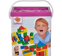 Eichhorn - Cubo 50 bloques de Madera Colores ( 100050161)