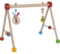 Eichhorn Eichhorn-Gym-100017034 Baby Gym, diseño de Conejo, con función de Juego y Agarre, 45 x 51, FSC 100%, Madera de Haya, Felpa, BSK, 3 m+ Fabricado en Alemania, Multicolor, Large (100017034)