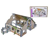 Eichhorn - Establo para Caballos, Edificios con Cajas para Caballos y Valla, 30 Piezas, 57 x 52 x 35 cm, a Partir de 3 años.