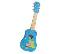 Eichhorn Guitarra afinable de Madera con 6 Cuerdas con diseño de Animales, 54 cm de Largo, a Partir de 3 años, Color Azul Claro/Natural (4003046005066)