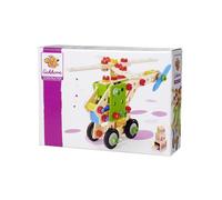 Eichhorn - Helicóptero Constructor, 5 Modelos Diferentes, Juguete de construcción con 120 Piezas, Juguete de Madera versátil, de Madera de Haya 100% certificada FSC, a Partir de 4 años