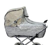 EICHHORN Kinderwagen Funda de lluvia universal para cochecitos grandes con banda elástica y ventana de ventilación