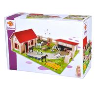 Eichhorn Liitle Farm Wooden Toy Set (21-Piece, Multi-Colour) (Importación USA)