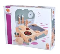 Eichhorn - Pequeña Cocina de Mesa, encimera con Sonido, Fregadero y Accesorios, fácil Montaje, 40 x 35 x 31 cm, de Madera, a Partir de 3 años