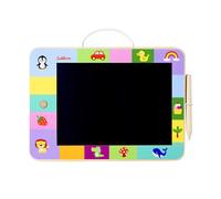 Eichhorn - Pizarra de dibujo LCD con una superficie de dibujo de 22,5 x 16 cm, incluye lápiz, deja volar tu creatividad, pilas incluidas, de abedul y madera contrachapada, a partir de 3 años