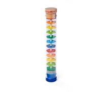 Eichhorn Eichhorn-Regenmacher-100003445 Maquinaria de Madera Maciza, Tubo de plástico con Bolas de Metal, 32 x 5 cm, Multicolor, 32x5cm (Simba Toys 4003046002737)