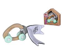 Eichhorn - Vehículo Deslizante Baby Pure: 100% Madera de Haya certificada FSC, Juguete de Madera sostenible, con Tela y función de crujido, Adecuado para niños a Partir de un año