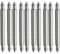 Eichmüller 10 unidades de 22 mm de acero inoxidable de alta calidad, 1,78 mm de diámetro, para relojes, pulseras, pasadores de repuesto, aptos para muchos relojes de pulsera