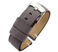 Eichmüller Correa de piel de liberación rápida en 20/22/24 mm, negro, marrón, beige, gris, azul, 20 mm, Piel de becerro, Ninguno