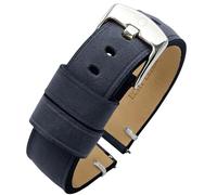 Eichmüller Correa de piel de liberación rápida en 20/22/24 mm, negro, marrón, beige, gris, azul, 22 mm, Piel de becerro, Ninguno