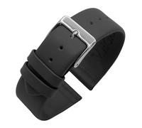 Eichmüller Correa de piel sintética vegana en 14/16/18/20/22 mm, sin costuras, en negro, marrón, gris, blanco y azul, 22 mm, Cáscaras de manz, Ninguno