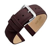 Eichmüller - Correa de reloj de piel de becerro cónica para reloj de pulsera de 14/16/18/20/22 mm de ancho - Correa de repuesto para reloj de hombre y mujer - incluye barras de resorte - 21 colores