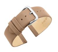 Eichmüller - Correa de reloj de piel de becerro sin costuras - 10/12/14/16/18/20 mm de ancho - Correa de repuesto para relojes de mujer y hombre, incluye barras de resorte - 12 colores, 18 mm, Cuero