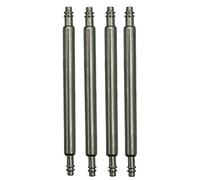 Eichmüller - Juego de 4 barras de resorte para reloj (22 mm de ancho, 1,3 mm de grosor, acero inoxidable)