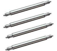 Eichmüller - Juego de 4 Barras de Resorte para Relojes y Pulseras de Acero Inoxidable de 20 mm de diámetro, Moderno