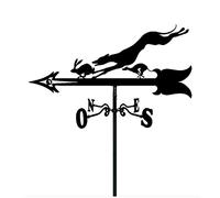 EICOFF Veleta de Metal Tipo Animal para Exteriores, para jardín, Techo, Veleta, Herramienta de medición, Montaje de Veleta de Viento, indicador de dirección del Viento para jardín, Patio, decoració