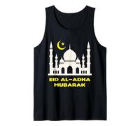 Eid Al Adha Mubarak Fiesta Islámica Musulmán Feliz Ramadán Camiseta sin Mangas
