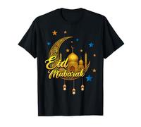 Eid Mubarak Feliz Ramadán Fiesta Islámica Islam Musulmán Camiseta