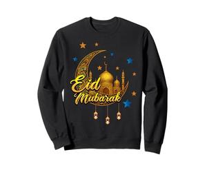 Eid Mubarak Feliz Ramadán Fiesta Islámica Islam Musulmán Sudadera