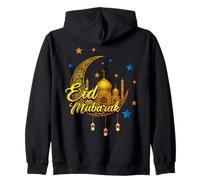 Eid Mubarak Feliz Ramadán Fiesta Islámica Islam Musulmán Sudadera con Capucha