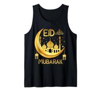 Eid Mubarak Feliz Ramadán islámico para musulmán Eid Al Fitr Camiseta sin Mangas