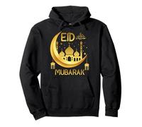 Eid Mubarak Feliz Ramadán islámico para musulmán Eid Al Fitr Sudadera con Capucha