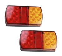 EIDASH Conjunto Luz Trasera 1 Par Luces Traseras 12 V Para Remolque Camión Luz Freno Trasera Señal Advertencia Antiniebla Para Coche