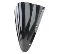 EIDASH para Y&amaha para YZF-R125 YZF R125 2008 2009 2010-2018 Parabrisas De Doble Burbuja Pantalla De Parabrisas Carenado De Motocicleta Motocicleta Parabrisas(Negro)