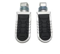 EIDASH Reposapiés Traseros Ajustables para BMW R1200RT R 1200RT 2005-2019, Aluminio Anodizado en Plata, No Ajustable