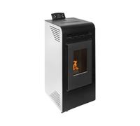 EIDER BIOMASA Estufa de Pellets POWER 9 PLUS - 8,99 kW - Rendimiento 94% - Hasta 210 m³ - Tolva 15 kg - Programable WiFi - Encendido Rápido - Clase