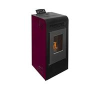 EIDER BIOMASA Estufa de Pellets POWER 9 PLUS - 8,99 kW - Rendimiento 94% - Hasta 210 m³ - Tolva 15 kg - Programable WiFi - Encendido Rápido - Clase