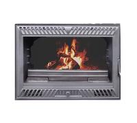 EIDER BIOMASA - INSERT INUK IRON 70 VENTILADA - Insertable de Leña Ventilado 8 kW - Compacto 52x45x69 cm - hasta 135 m³ - Eficiencia Energética Clase A - Entera en funcidión