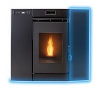EIDER BIOMASA Insertable de Pellets INSERT 8 - 7,98 kW - Rendimiento 94% - Hasta 185 m³ - Tolva 13 kg - Programable WiFi - Clase
