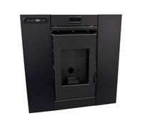EIDER BIOMASA Insertable de Pellets INSERT 8 - Estufa de Pellets para Chimenea - 7,98 kW - Rendimiento 94% - Tolva 13 kg - Hasta 185 m³ - Programable WiFi