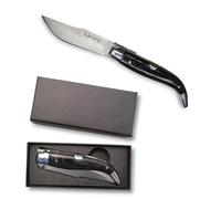 EIDER Navaja Clasica de Albacete Personalizada Con Nombre, Regalo Elegante (MIKARTA-NEGRA)