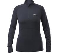 Eider - Ropa interior térmica mujer - W Sarenne Merino Half Zip Black para Mujer de Lana - Talla XS - Negro Negro XS