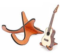 Eidoct Soporte portátil de madera para ukelele, soporte portátil de madera para ukelele para guitarra pequeña, violín, banjo, mandolina