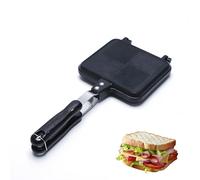 Eidoct Toastie Maker - Sartén tostada de doble cara para sándwiches, tostadora antiadherente con asas resistentes al calor, sartén de desayuno para el hogar, al aire libre, camping