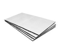 EIDUOVA 4 paneles adhesivos de aislamiento térmico, paneles insonorizantes, láminas aislantes, paneles insonorizantes para coches, paneles de aislamiento acústico, impermeables, 250 x 180 x 5 mm