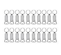 Eieenotee 20 Piezas Llaveros en de SublimacióN Abrebotellas de Metal Llaveros en Regalo para Su, Esposo, Padre