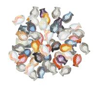 Eieenotee 60 Uds. Colgante de Cristal con Forma de, Cuentas Facetadas de Vidrio de 10X14Mm, Material para Manualidades, FabricacióN de Joyas, Accesorios para Proveedores de Pendientes