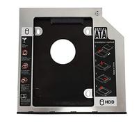 Eieenotee Bandeja de Disco Duro 9.5Mm Universal 2Do HDD HD Ssd Bandeja Caja, para 9.5Mm Ordenador Portátil CD/DVD-ROM Ranura de Unidad de Bahía Óptica (para Ssd Y HDD)