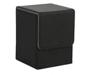 Eieenotee Caja de Cartas Caja de Cartas Caja de Juego de Cartas con para Carpetas : 100+, Negro