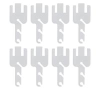 Eieenotee de MáQuina de Tejer de Hilo de 8 Piezas, Accesorios de Varillas de TensióN de áCido AcríLico Transparente, para Herramientas de Tejer //Express