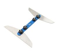 Eieenotee Herramientas de Plantilla de Calibre de PeldañO de Escalera Plegable TelescóPica Regla de áNgulo de AleacióN de Aluminio Accesorios de CarpinteríA de MedicióN