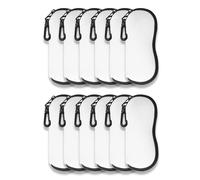 Eieenotee Juego de Espacios en para Estuches para Gafas Sol Sublimación, Estuche para Gafas de Sol Neopreno Suave para Estuches para Gafas de Sol en para Sublimación, 12 Piezas